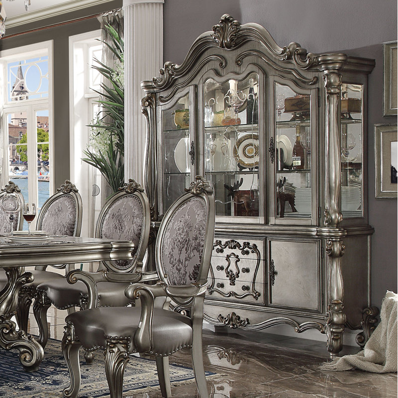 Astoria Grand Welton Lighted China Cabinet Reviews Wayfair